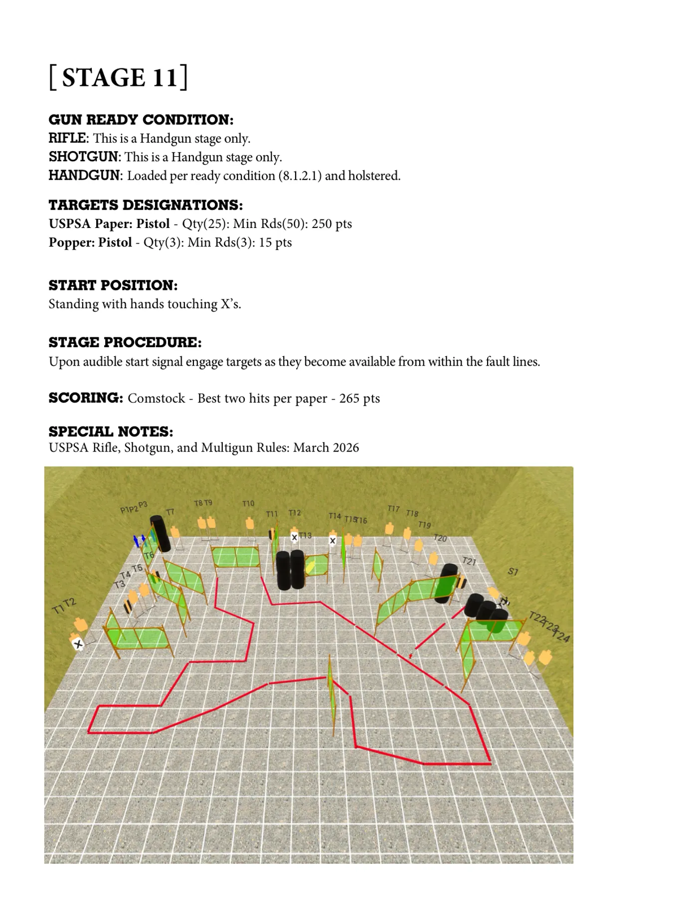 Stage 11 briefing