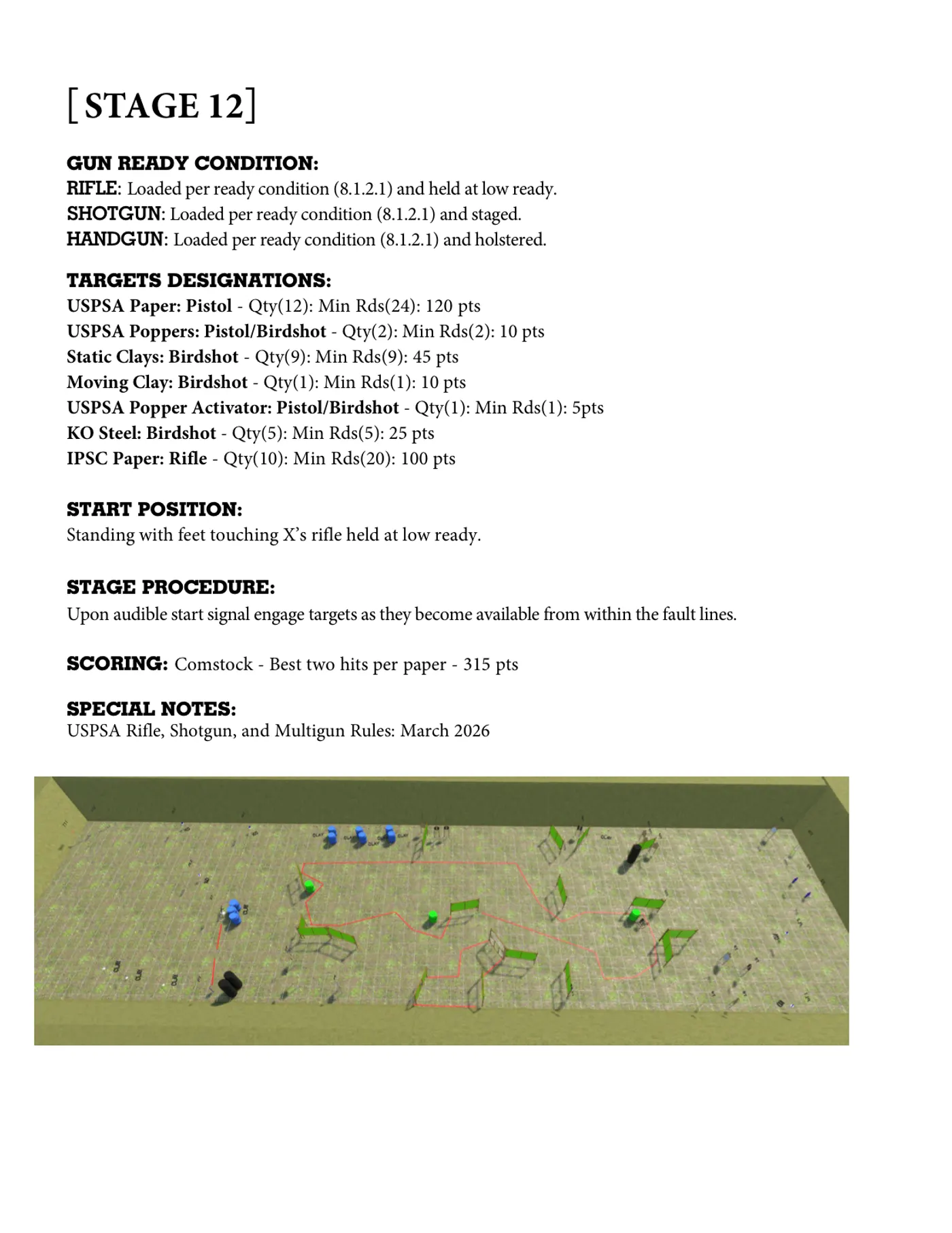 Stage 12 briefing